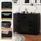 Vertical 5-Drawer Mobile Chest with 5 Casters, Storage Cabinet with Locking Wheels